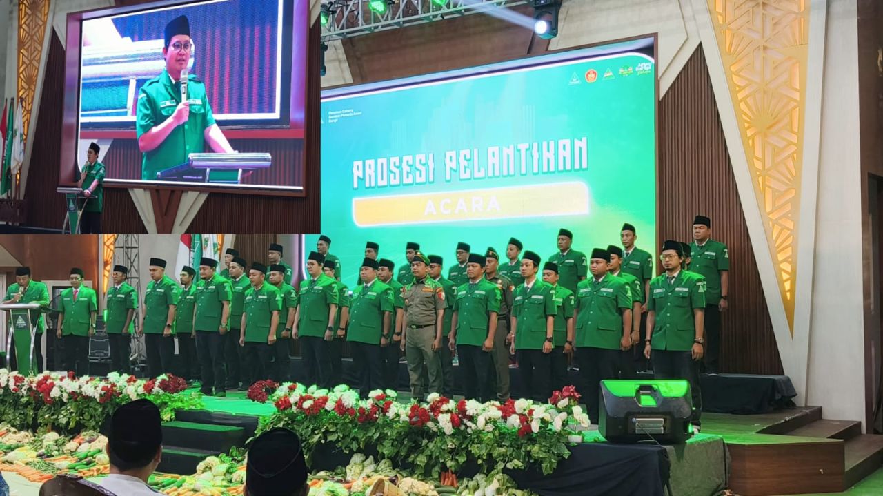 33 Pengurus PC GP Ansor Bangil resmi dilantik periode 2024-2028 di Graha NU Bangil