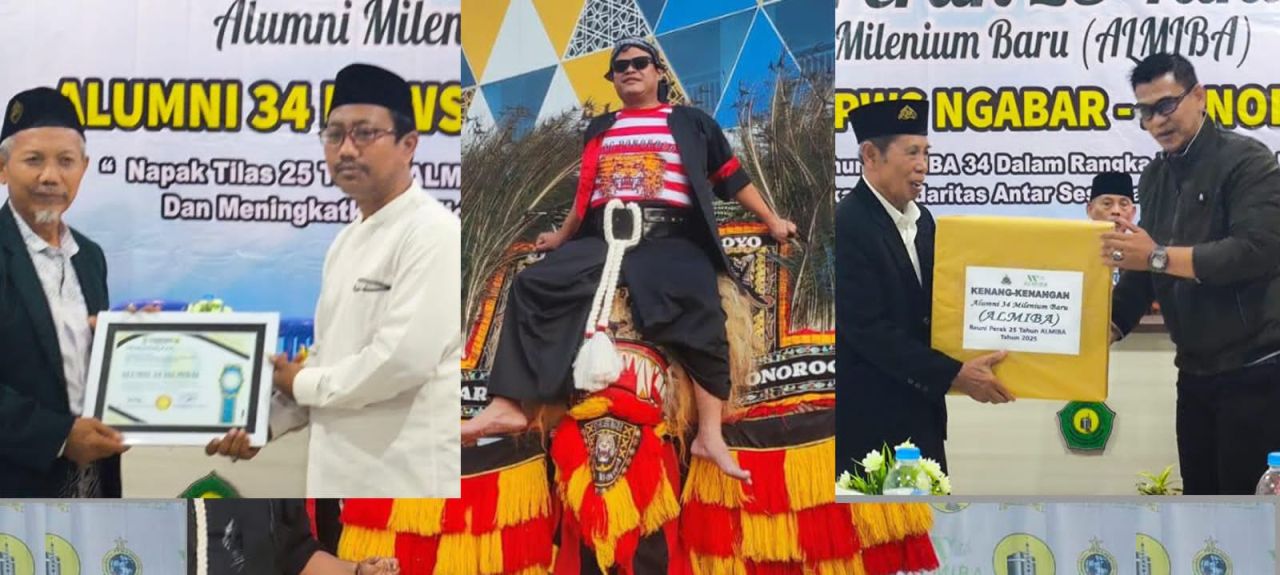 Reuni Perak Almiba 34 Ponpes Wali Songo Ngabar tampil "Luar Biasa"