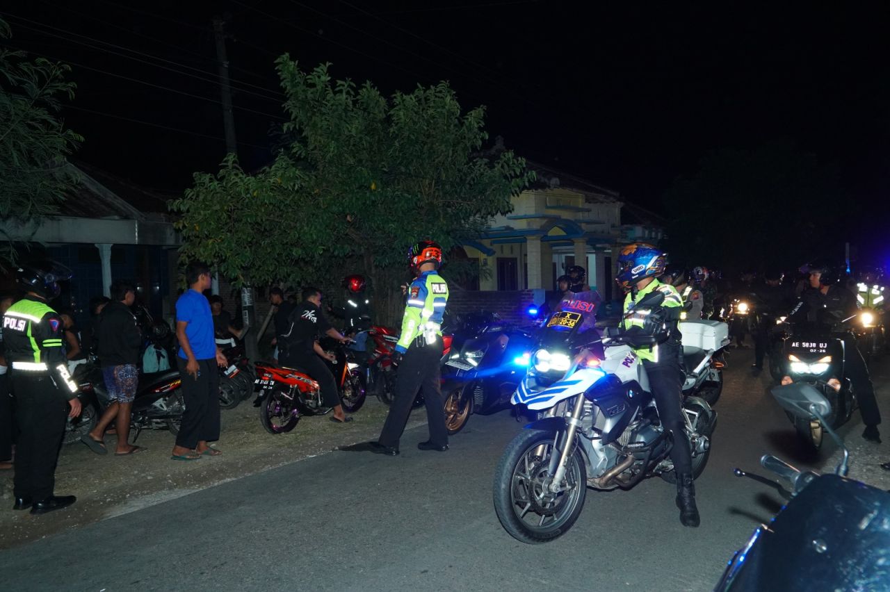 Konvoi Perguruan Silat Jelang Subuh, 13 Pelajar Diamankan Polres Ponorogo