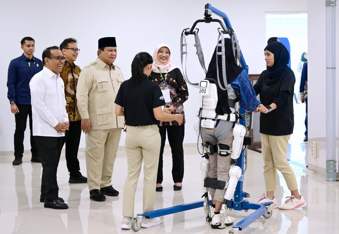 Presiden Prabowo saat Peresmian Gedung Baru RSPON (ist)