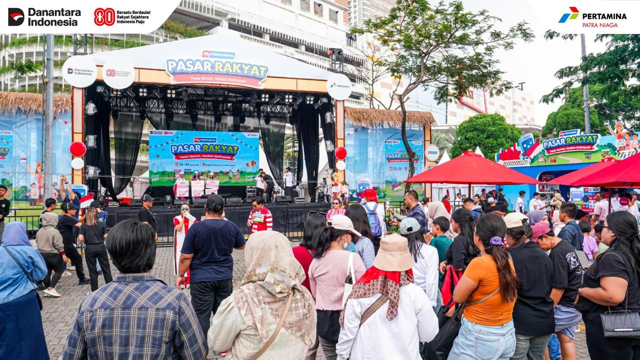 Pertamina Patra Niaga Gelar MyPertamina Pasar Rakyat 2025 di Tangerang, Warga Sambut Antusias Keseruannya