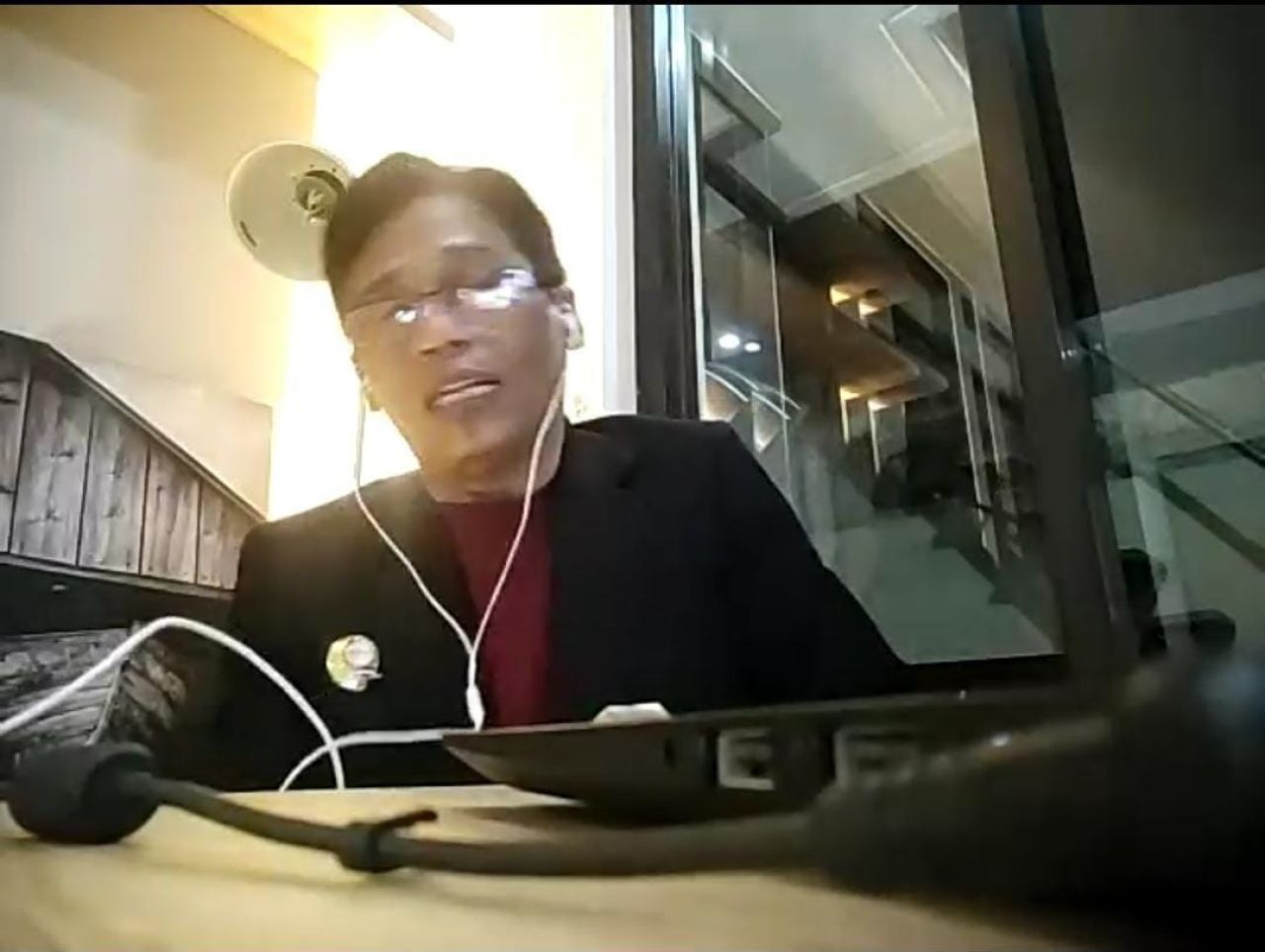 Yogi Yanuardi pemateri tunggal saat memaparkan materi