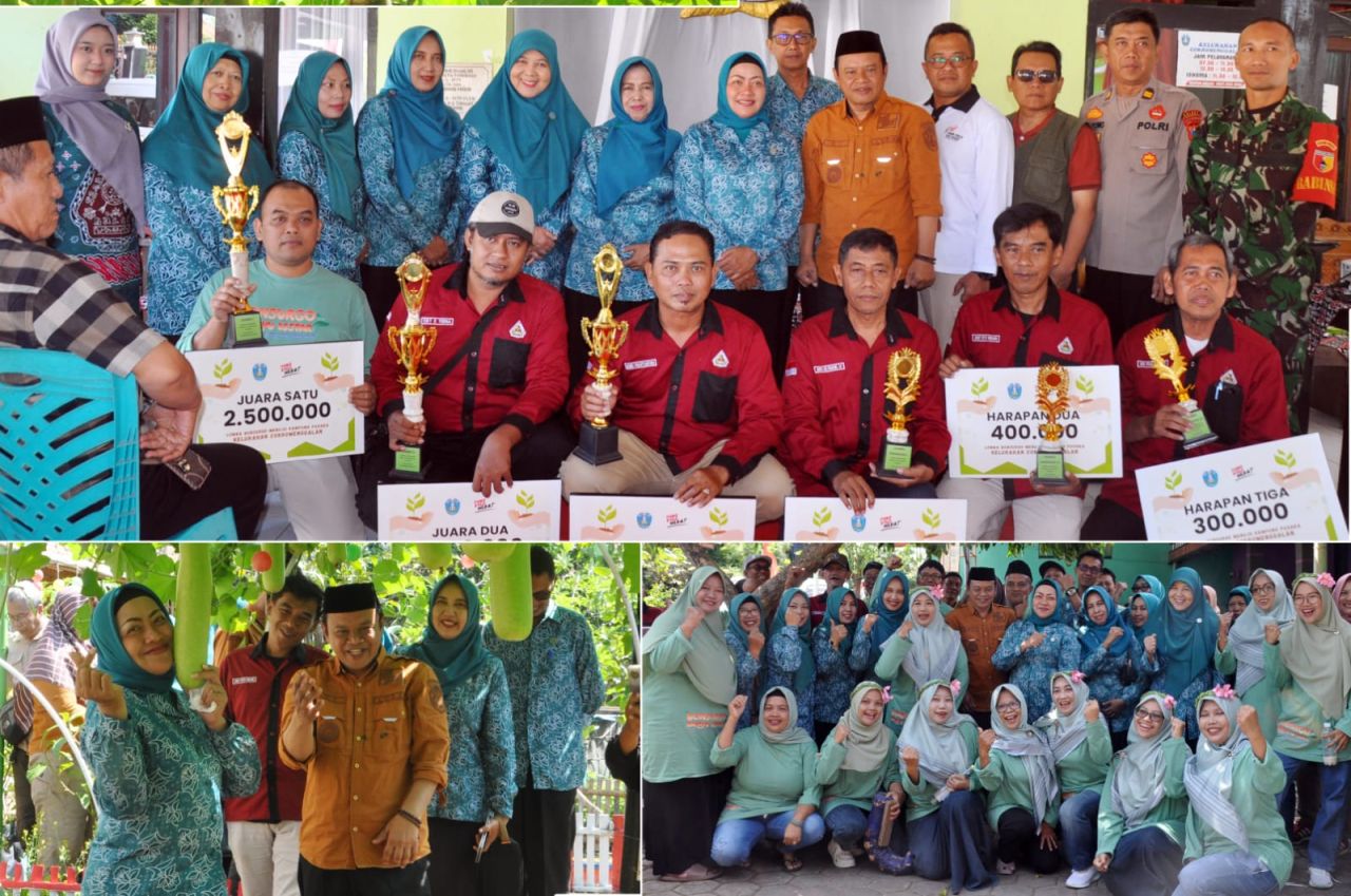 Ketua TP PKK Ponorogo Apresiasi Bon Surgo RT Cokromenggalan, Serahkan Enam Kambing