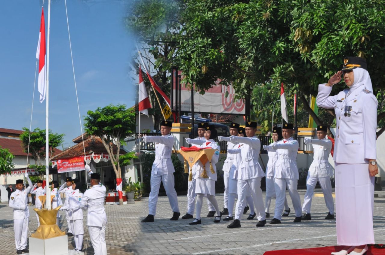 Meriah, Upacara HUT RI ke-80 di Babadan Dipimpin Camat Hanifah