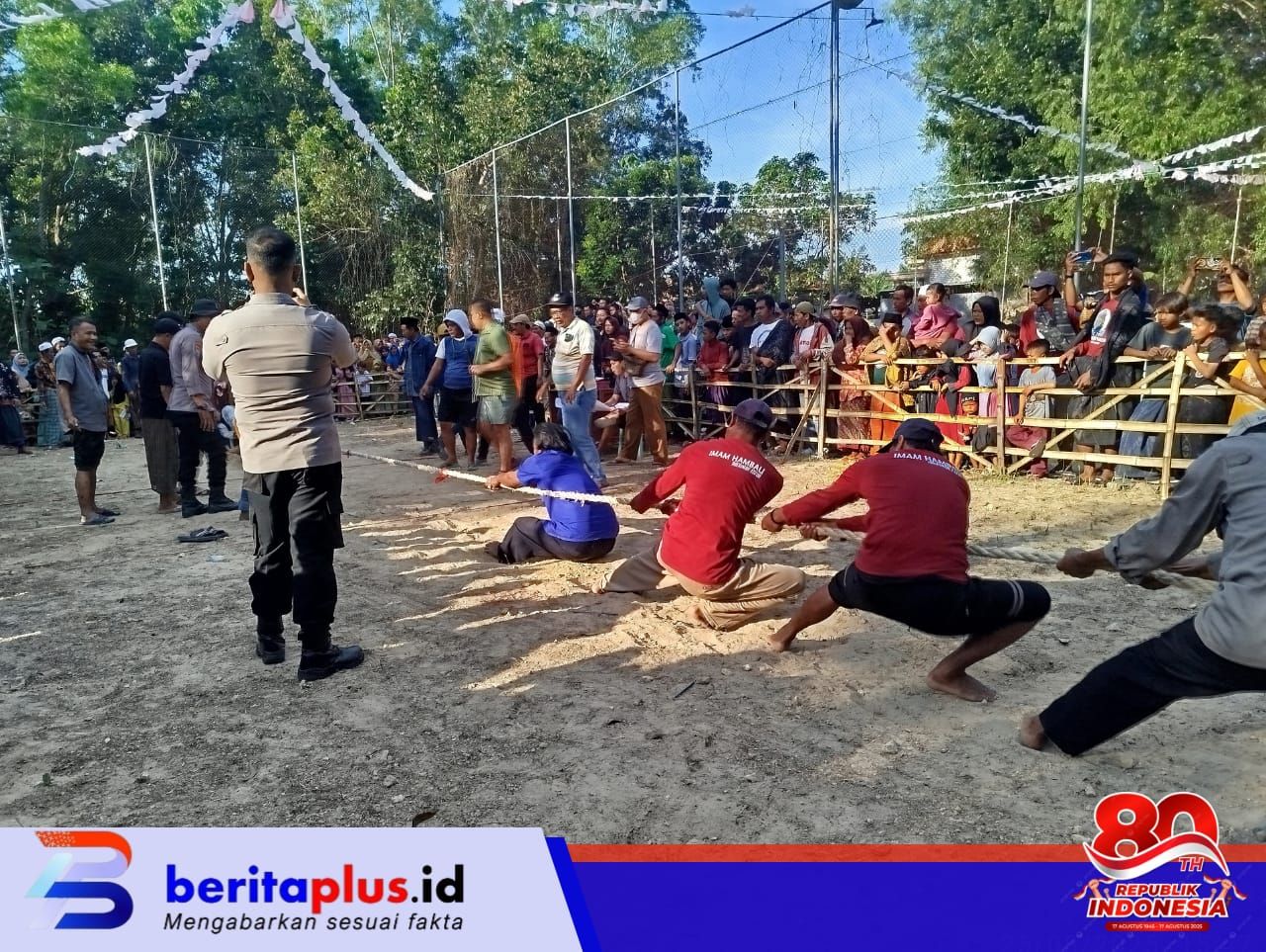 Semarak HUT RI ke-80, Desa Plampaan Gelar Lomba Tarik Tambang dan Ragam Perlombaan Meriah
