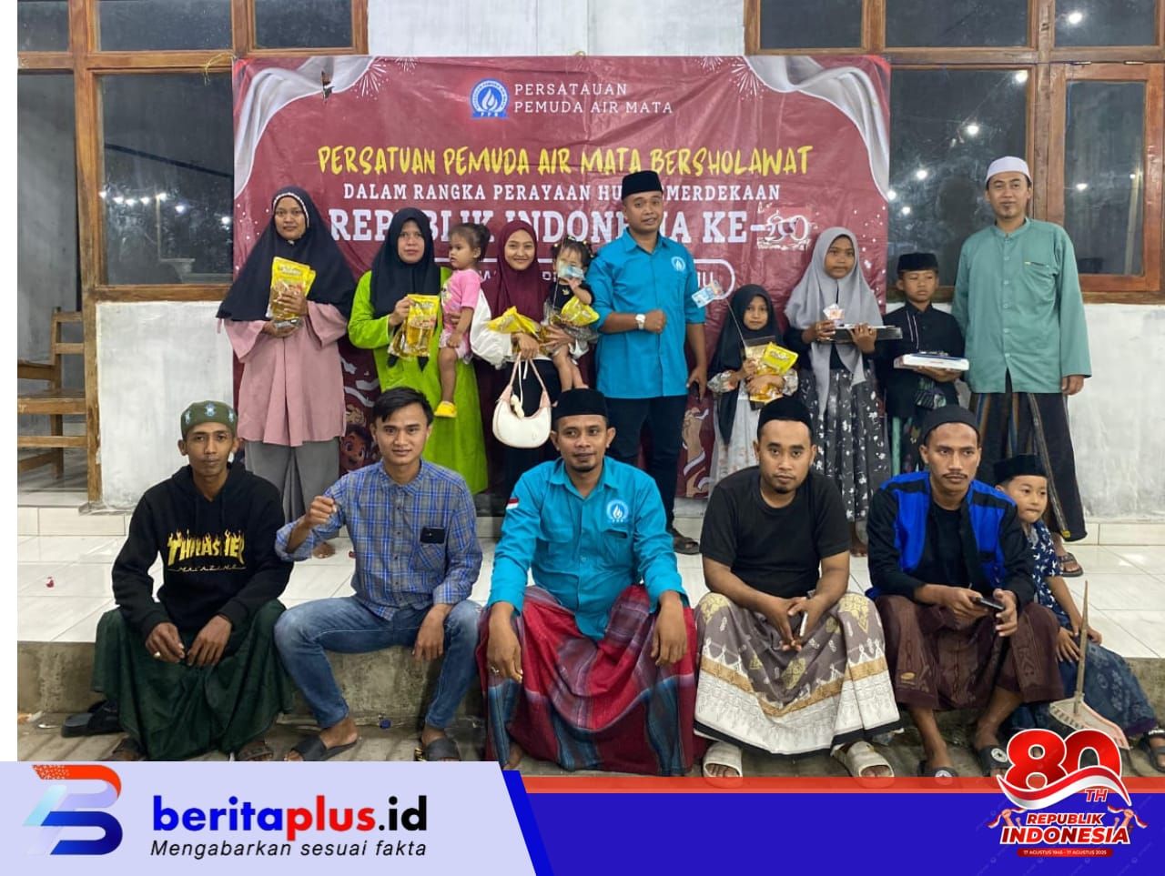 Pemuda Air Mata Hidupkan Semangat Kemerdekaan Lewat Lomba HUT ke-80 RI