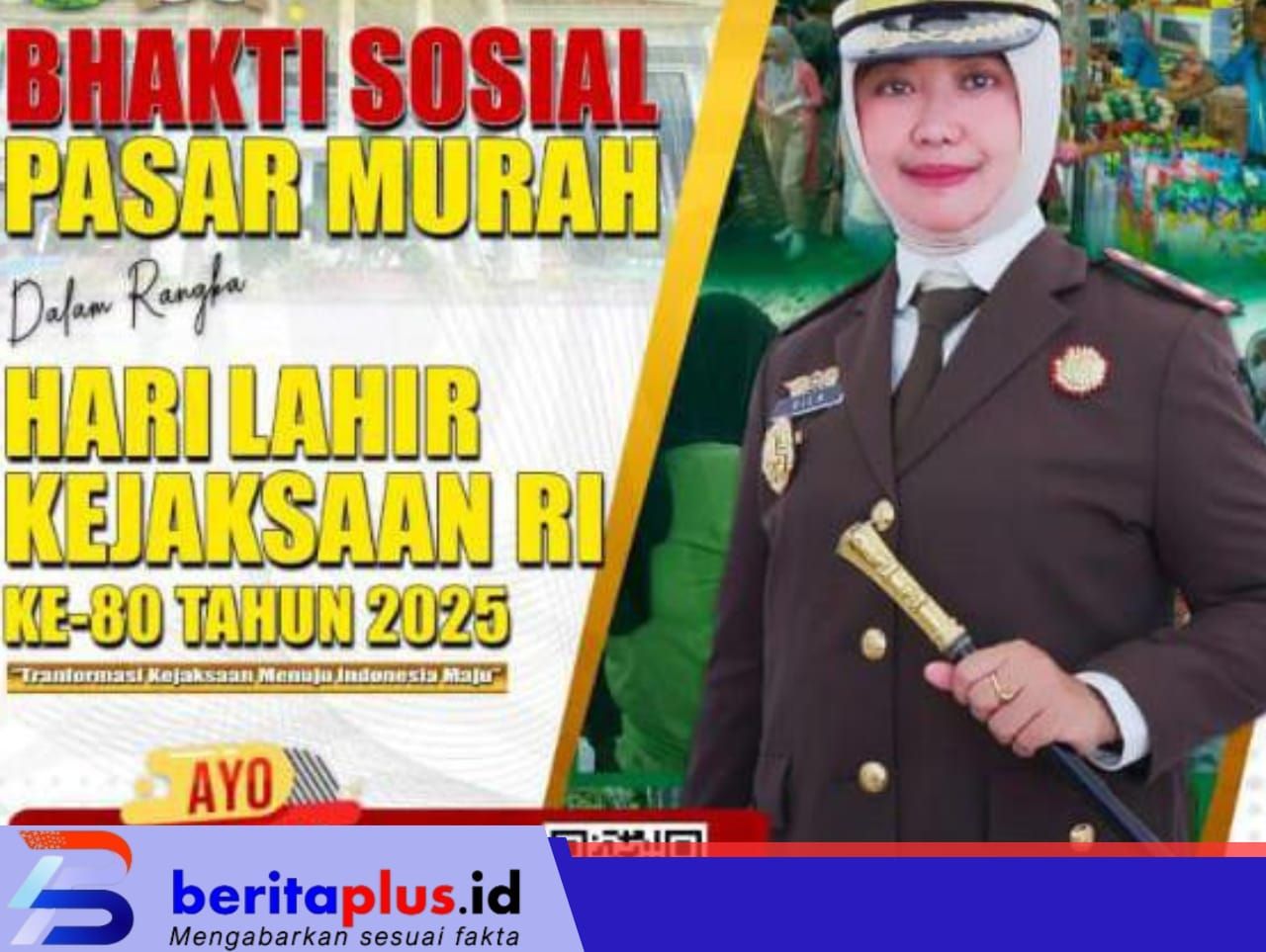 Kejari Sampang Gelar Pasar Murah Peringati HUT ke-80 Kejaksaan RI
