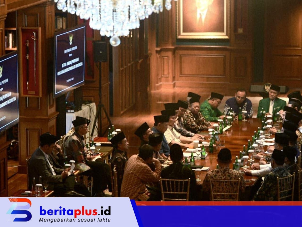 Presiden RI bersama Pimpinan Ormas Keagamaan (ist)