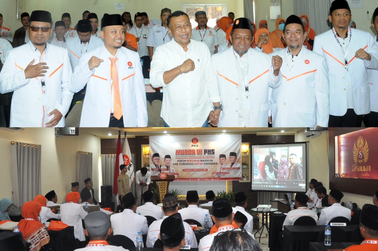Ribut Riyanto Nahkodai PKS Ponorogo 2025–2030, Targetkan 6 Kursi DPRD