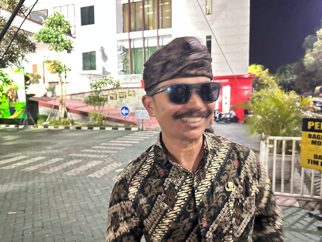 Herlambang Kades Wonosari usai diperiksa penyidik kejaksaan beberapa waktu lalu