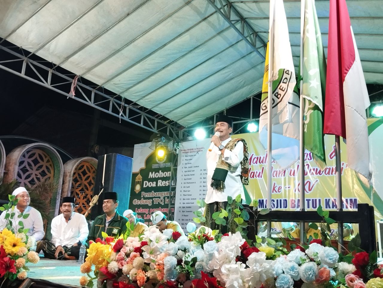 Peringatan Maulid Nabi di Masjid Baitul Karim Tlogobedah, Warga Hadir Penuh Antusias Tinggi