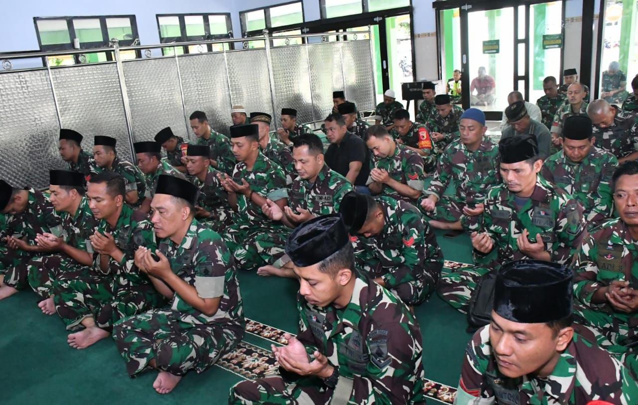 Kodim 0802/Ponorogo Gelar Doa Bersama Sambut HUT ke-80 TNI