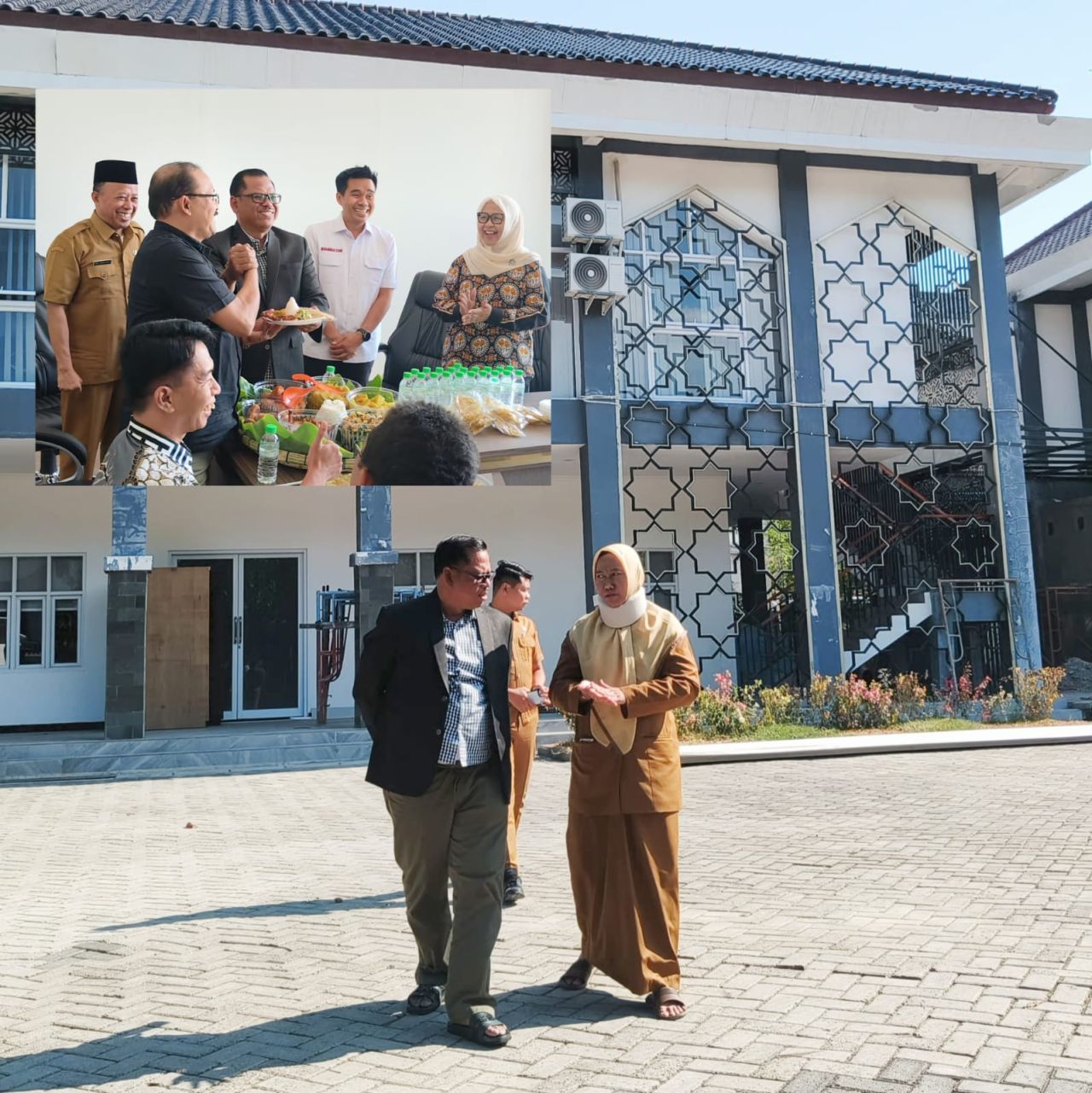 Samsul Hidayat Ketua DPRD Kabupaten Pasuruan saat tasyakuran ruang fraksi baru