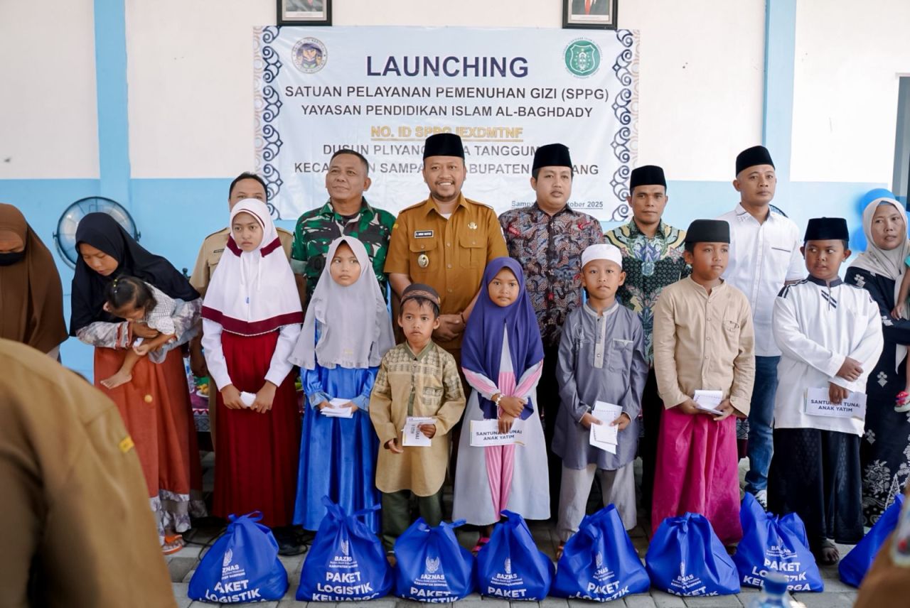 KH. Akhmad Mahfudz Launching SPPG Al-Baghdady, Tingkatkan Kualitas Dan Makin Dipercaya Masyarakat