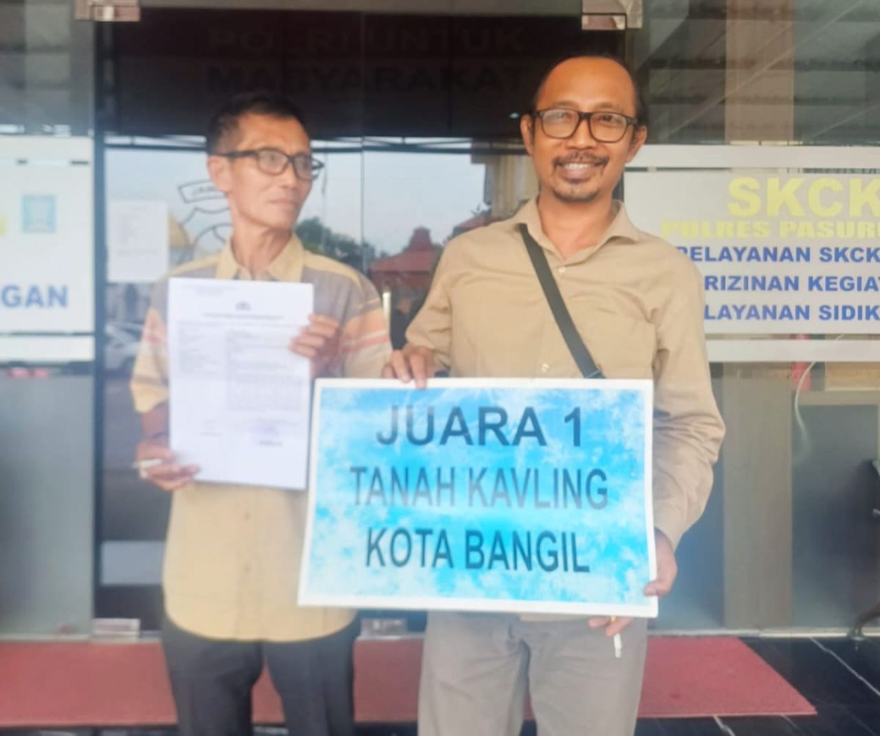 Anjar Suprayitno pengacara Ahmad Fauzan usai melaporkan Muslimin ke polisi terkait dugaan penipuan