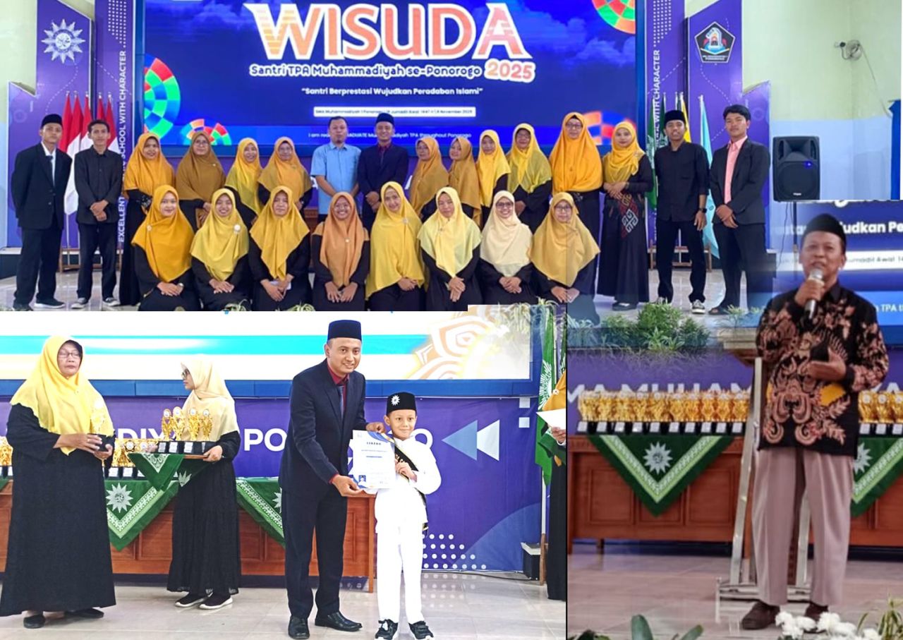 Wisuda Santri TPA Muhammadiyah Menciptakan Generasi Berakhlak Qur’ani