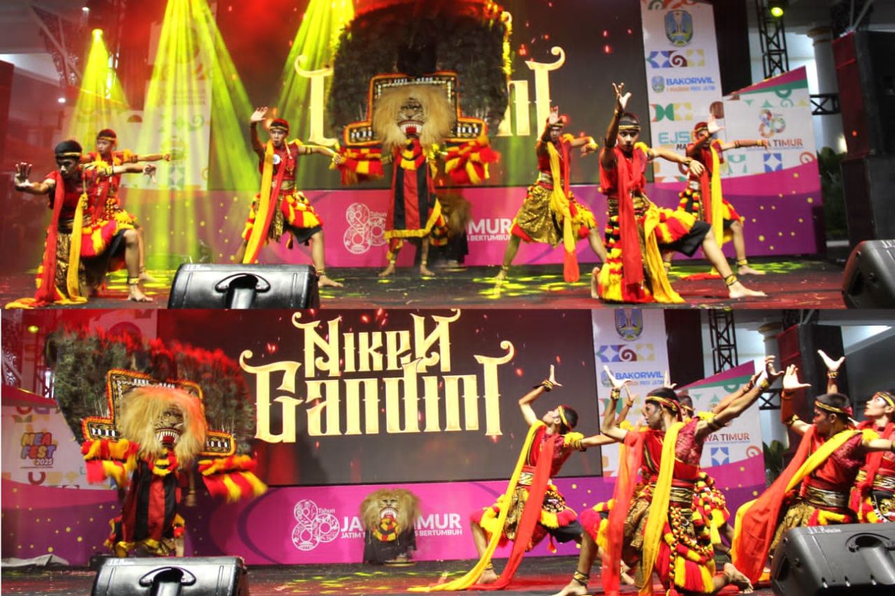 Iker Sang Pembarong Harumkan SMKN 1 Jenangan di Meafest 2025