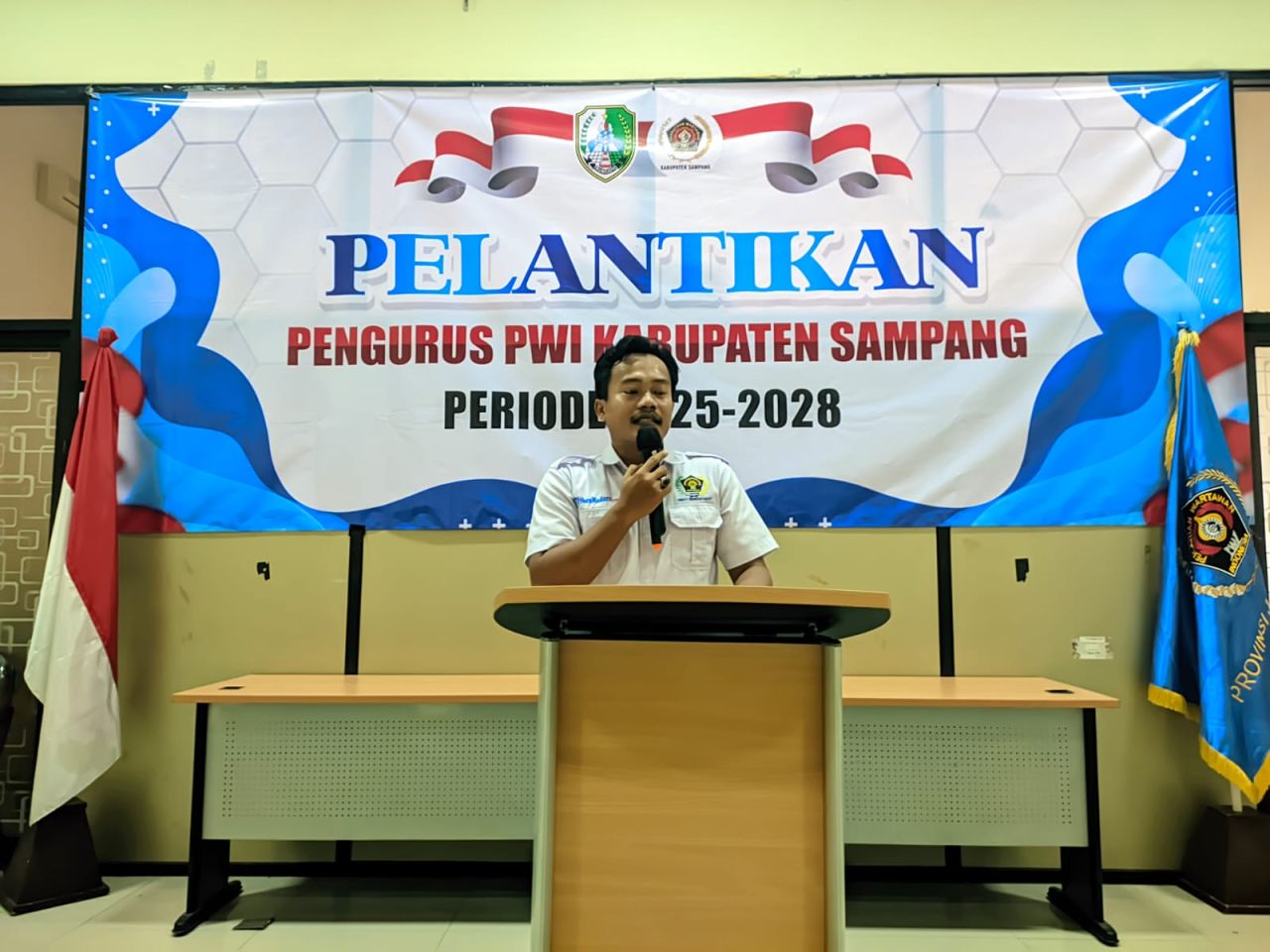 Drama di Muscab VI, Hanggara Pratama Menang Tipis dan Pimpin PWI Sampang 2025–2028