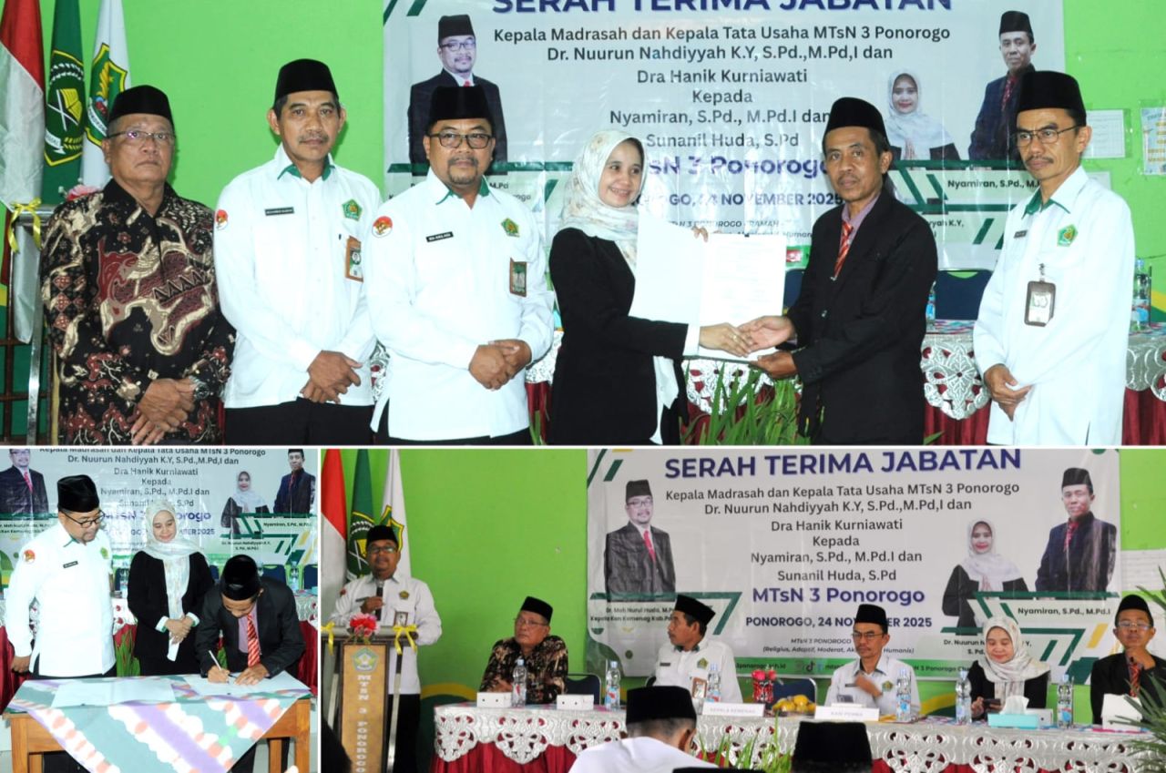 Pemimpin Baru MTs.N 3 Ponorogo, Harapan Baru untuk Madrasah Unggul
