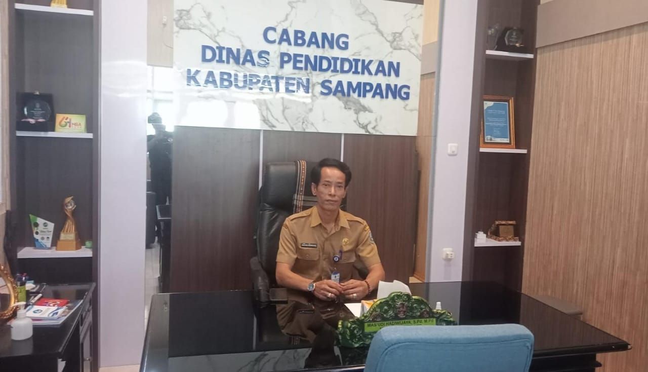 Kepala Cabang Dinas Pendidikan (Kacabdin) Sampang, Mas’udi Hadiwijaya
