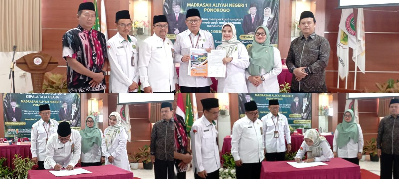 Sertijab Kepala MAN 1 Ponorogo, Kepemimpinan Baru Siap Lanjutkan Program Unggulan