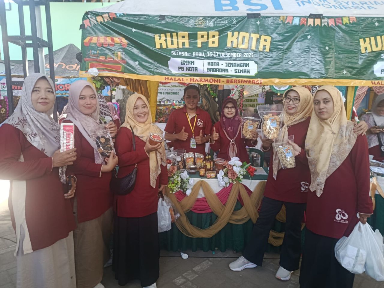 Sambut HAB Kemenag ke-80 PB Kota Ikuti Bazar dan Expo