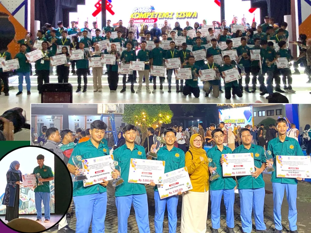 SMKN 1 Jenangan Ponorogo Borong 5 Emas dan 1 Perak di LKS Jatim 2026
