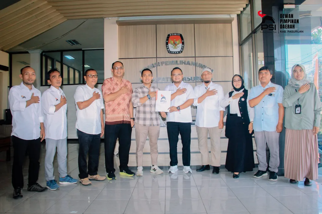 DPD PSI Pasuruan Targetkan 9 Kursi Usai Serahkan SK Kepengurusan Baru 