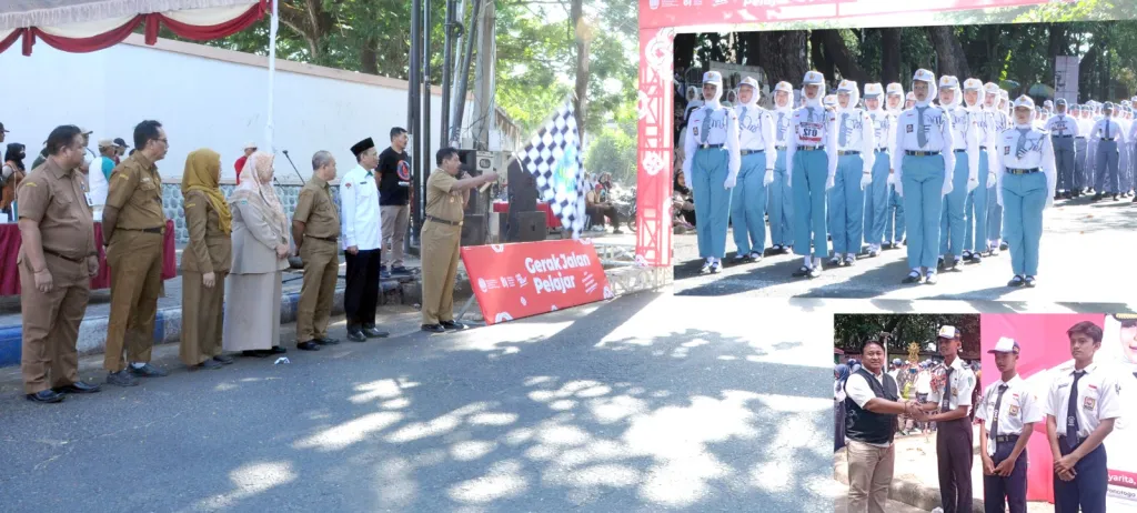 HUT RI ke-81, Lomba Gerak Jalan Pelajar Ponorogo Jadi Ajang Sportivitas dan Kebersamaan