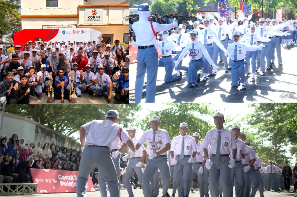 Latihan Keras Berbuah Manis, SMAN 3 Ponorogo Borong Juara Lomba Gerak Jalan dan Yel-Yel 2026