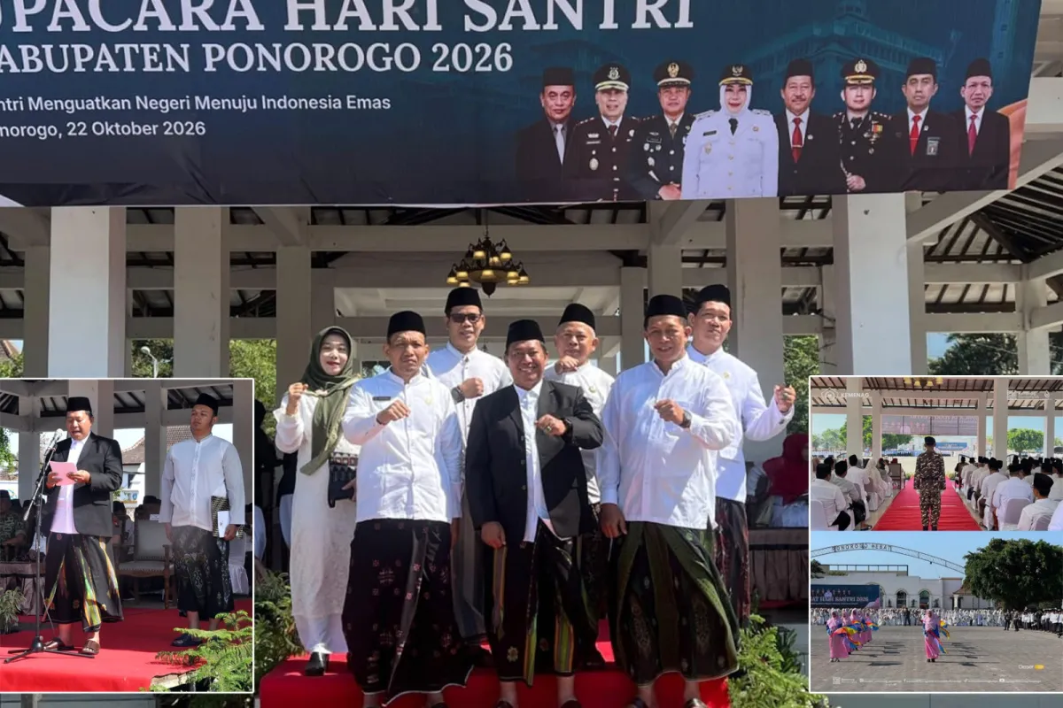 Hari Santri Nasional 2026 di Ponorogo, Kemenag Teguhkan Peran Santri Menuju Indonesia Emas