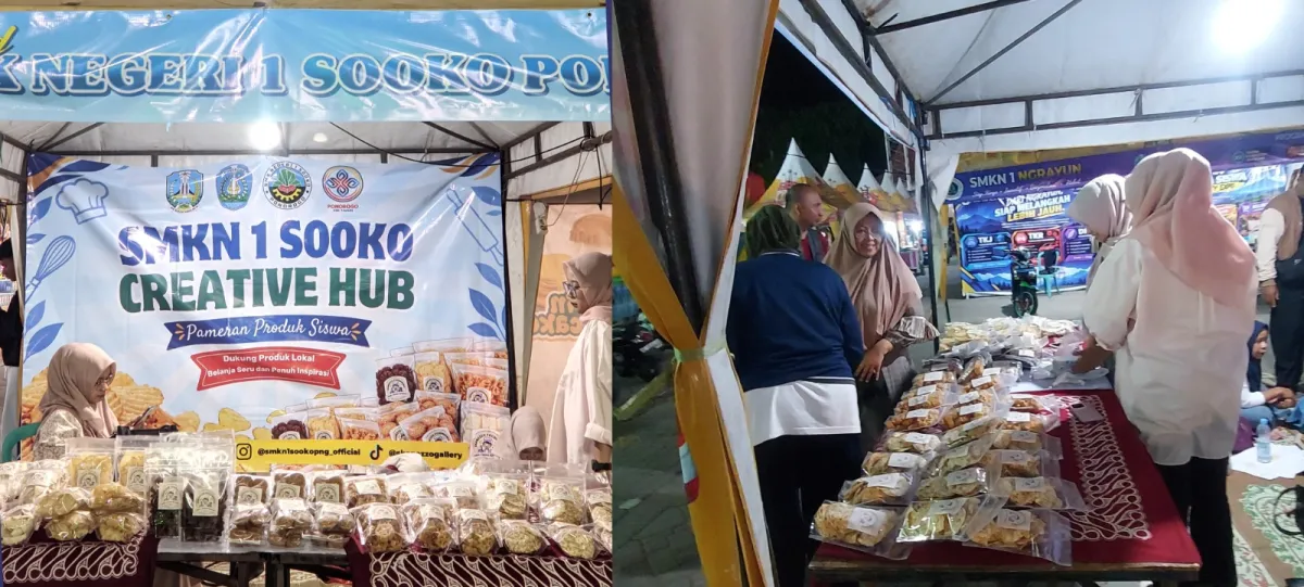 SMKN 1 Sooko Tampilkan Karya dan Semangat Kewirausahaan di Ponorogo City Expo 2026