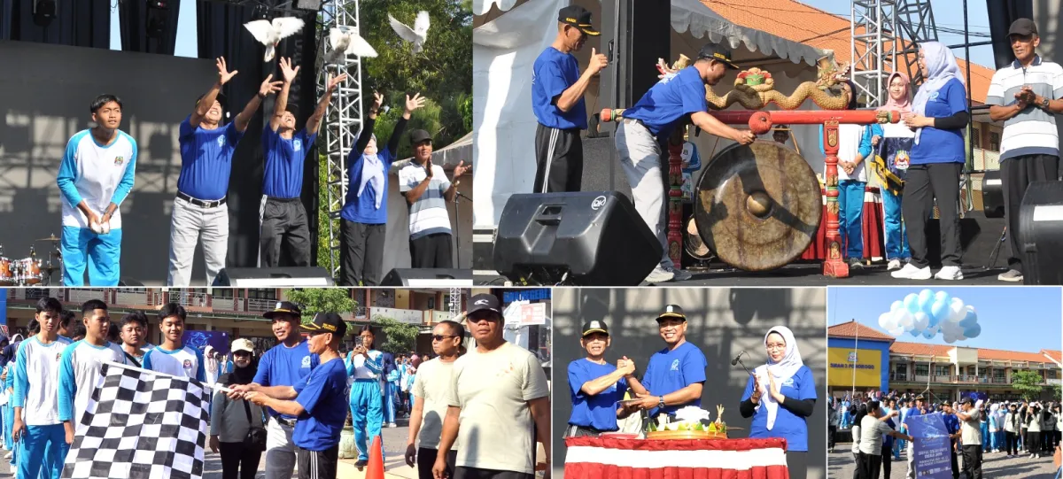 HUT ke-37 SMAN 3 Ponorogo, Semangat Saiyeg Saeka Kapti untuk Kebersamaan dan Prestasi