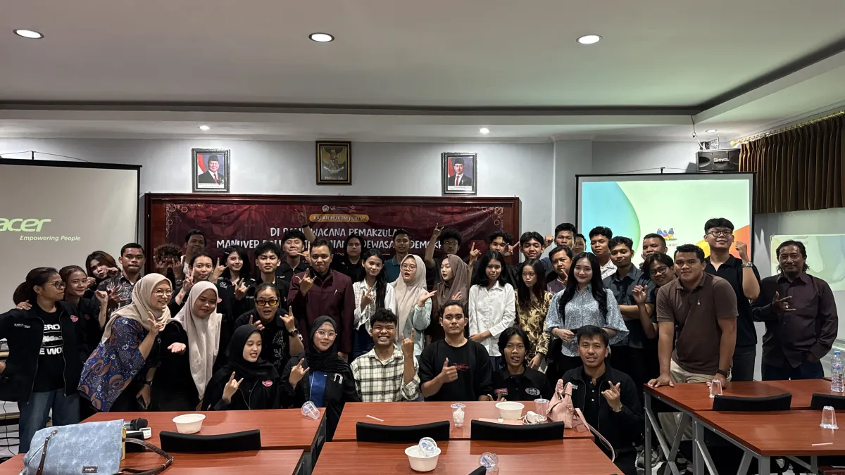 BEM FH UWP Gelar Kajian Hukum Terkait Pemakzulan Wakil Presiden