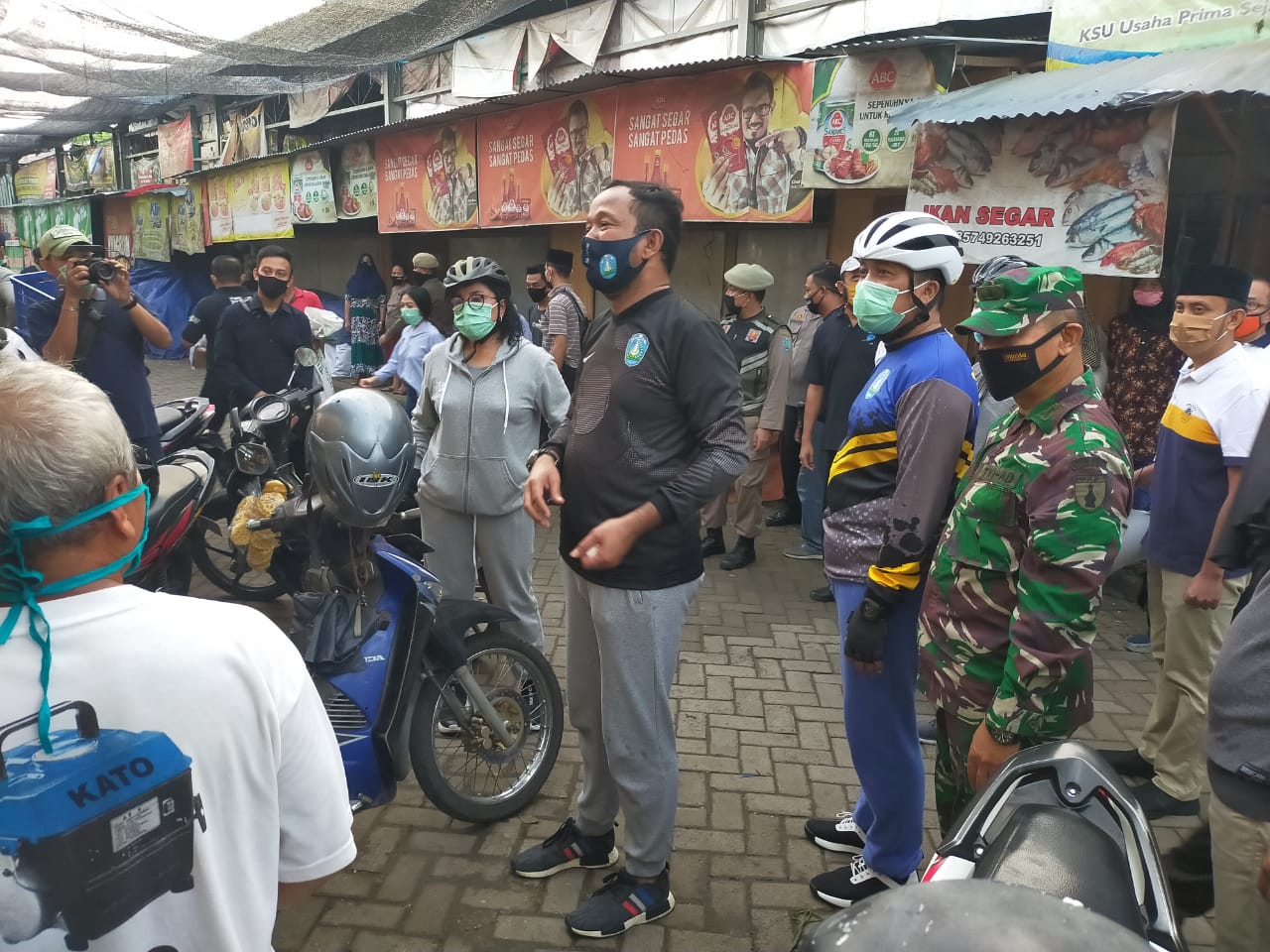 Bupati Ponorogo Saat pantau pemberlakuan New Normal