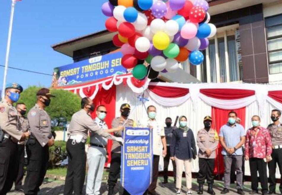 Peresmian Samsat Tangguh Semeru Ponorogo