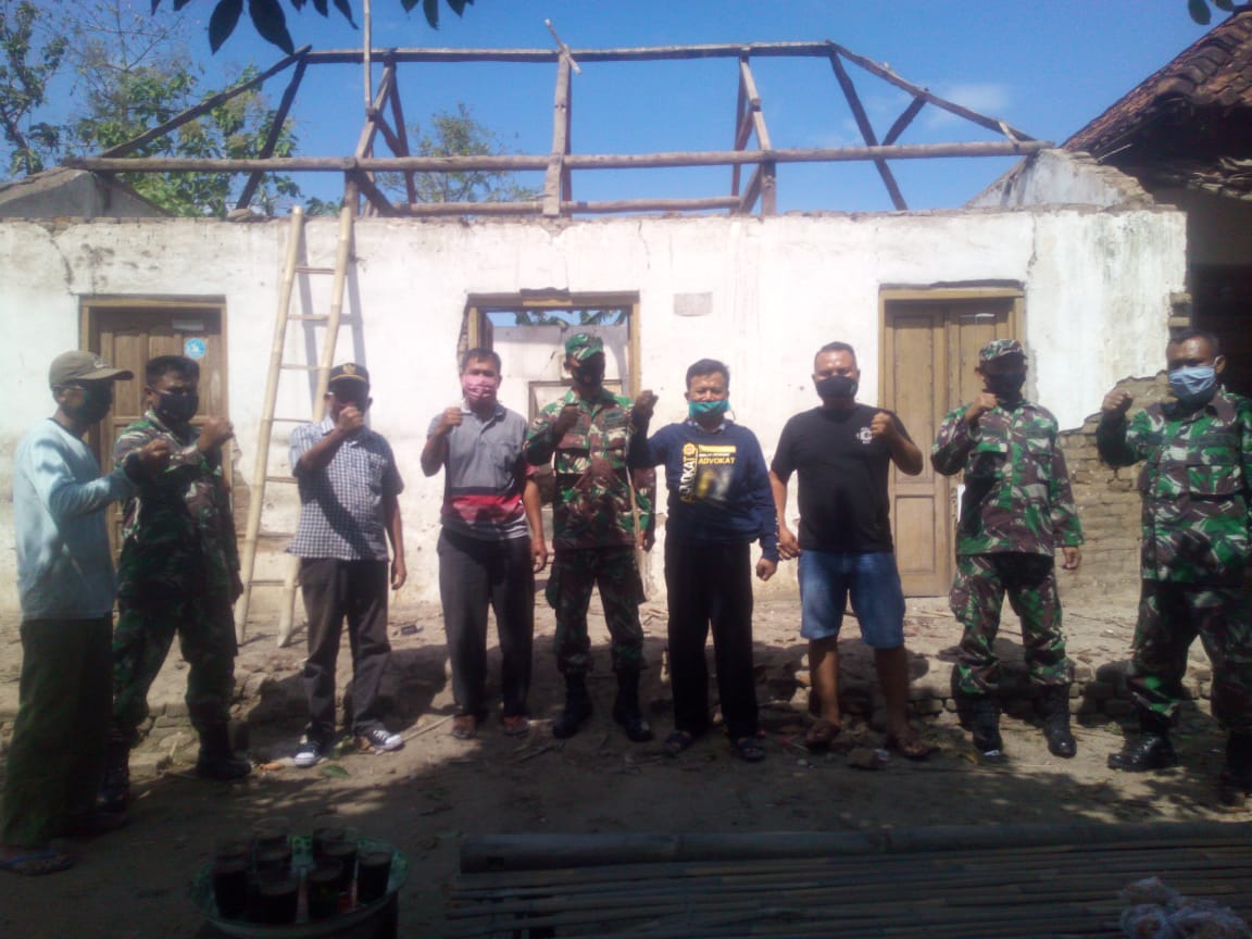 Bedah Rumah Tidak Layak Huni Oleh Kodim 0802 Ponorogo