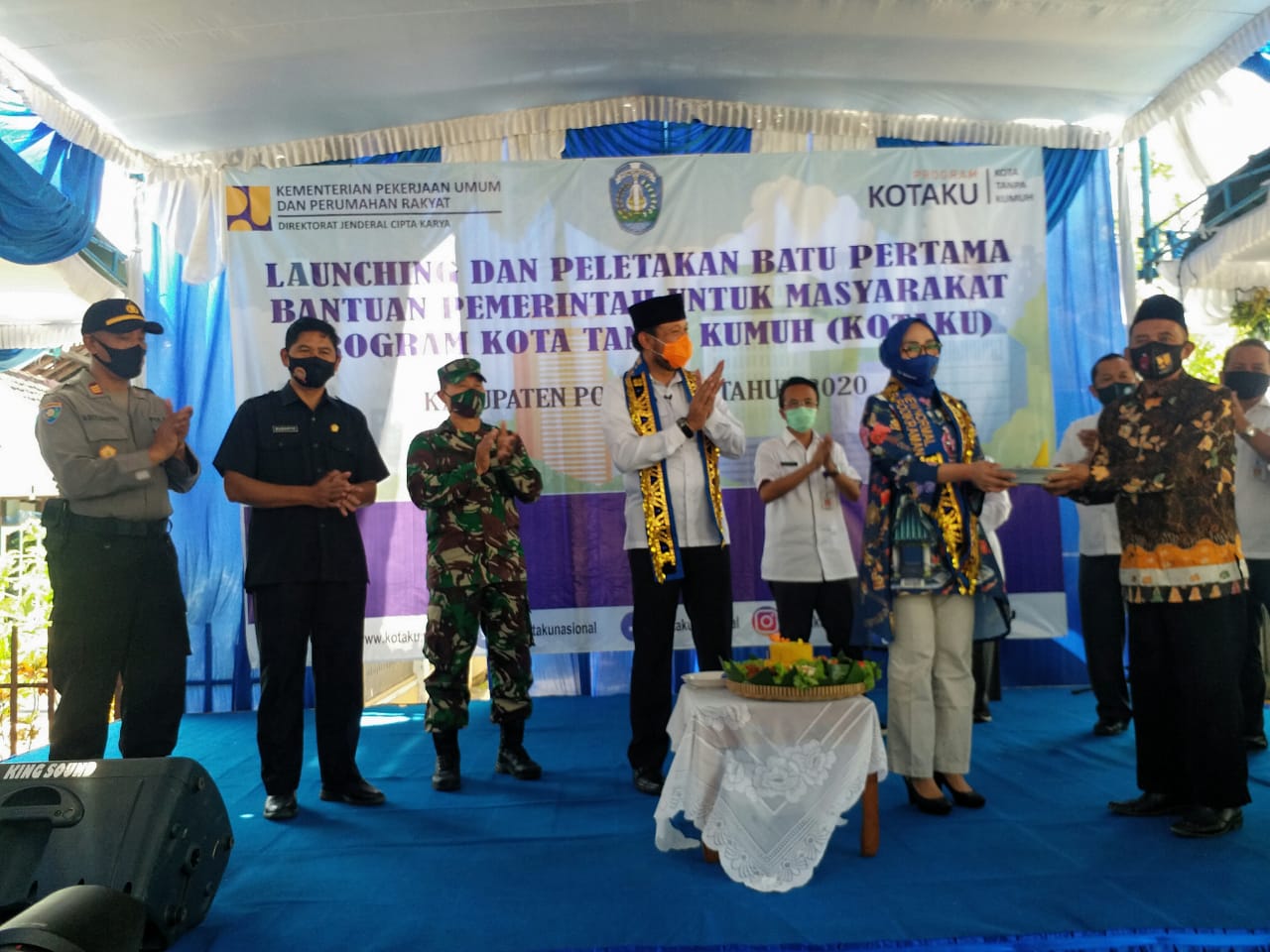 Bupati Ponorogo Saat Launching Program KOTAKU Ponorogo