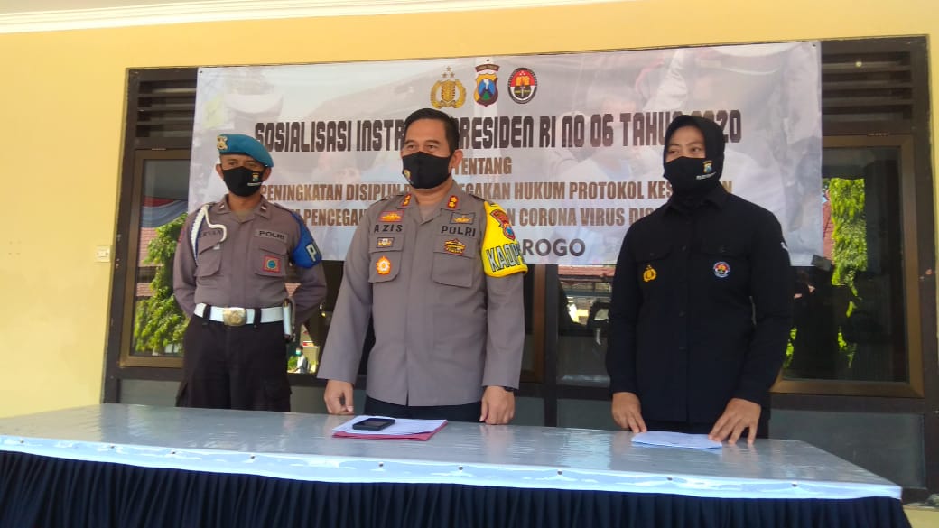 Kapolres Ponorogo AKBP Mochamad Nur Azis,S.H.,S.I.K.,M.Si