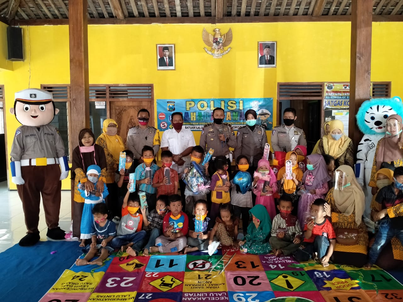 POLISI SAHABAT ANAK HADIR DI KAMPUNG TANGGUH DESA BEDI WETAN PONOROGO