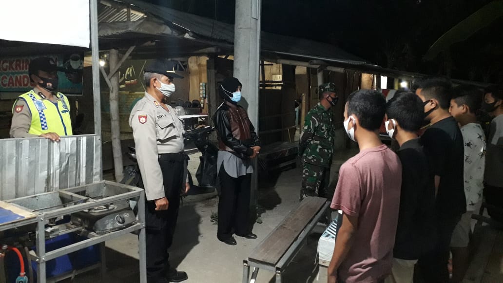 Operasi Yustisi Prokes Kecamatan Sukorejo Ponorogo