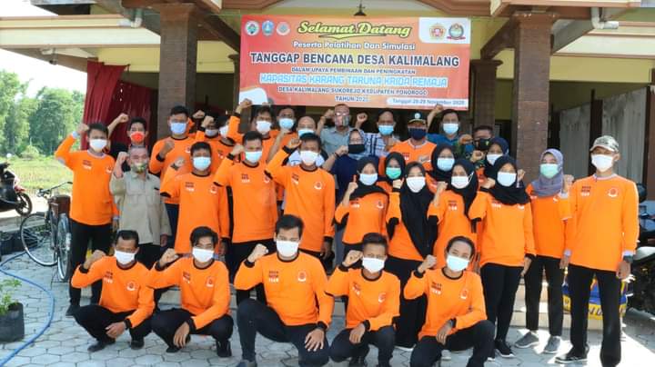 Peserta Pelatihan dan Tanggap Bencana Desa Kalimalang