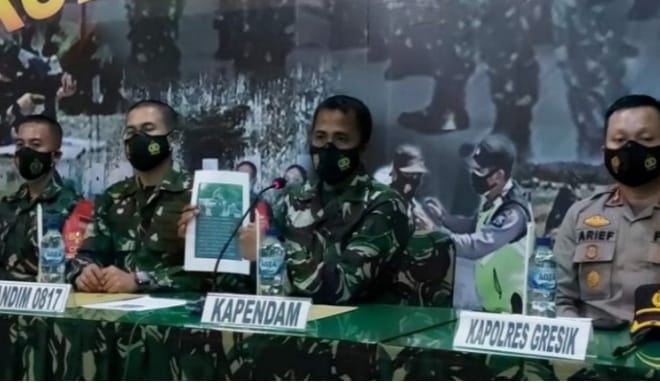 Penyebar Berita Hoax Meninggalnya  Kasdim 0817 Gresik Ditangkap