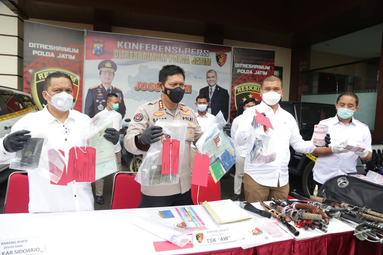 Makelar Tanah Tipu Warga Sidoarjo Dibekuk Ditreskrimum Polda Jatim