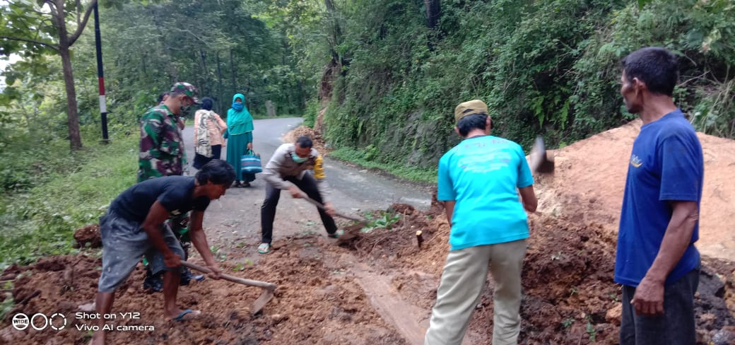 Polsek Bungkal Giat Patroli Tempat Rawan Bencana