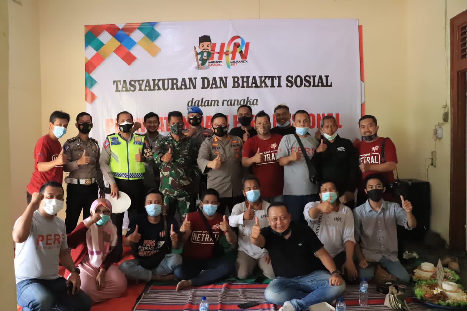 Peringati HPN 2021, Komunitas Wartawan Ponorogo Gelar Do'a Bersama Kapolres