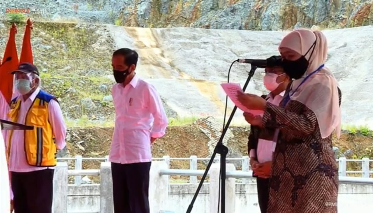 Presiden Berharap Bendungan Tukul Meningkatkan Kesejahteraan Rakyat