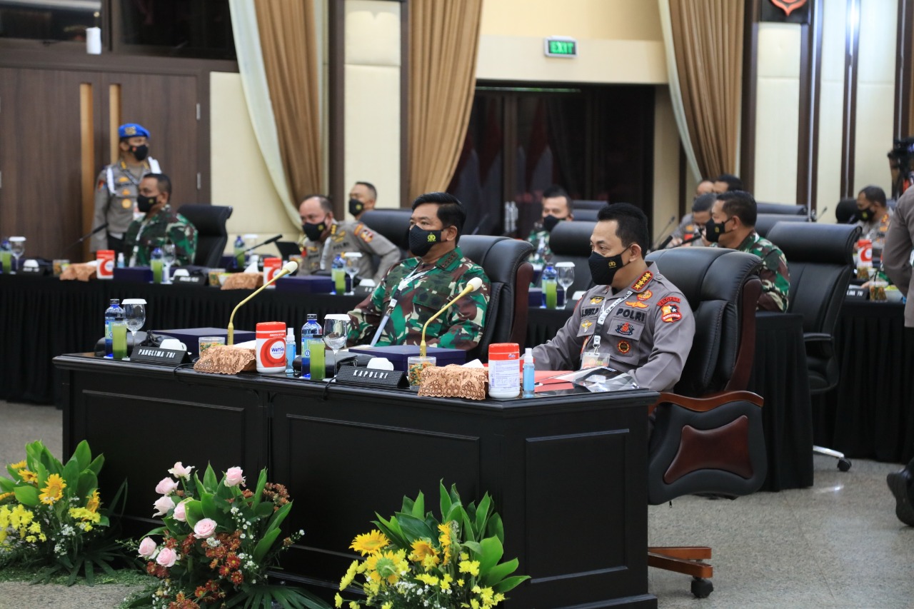 Rapim TNI-Polri 2021 Solidkan Barisan Kawal Vaksinasi