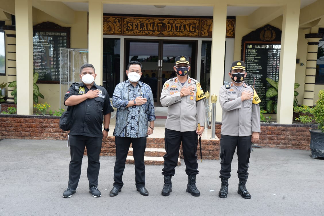 Kapolres Madiun Kota Terima Kunjungan Kerja Anggota Komisi III DPR RI