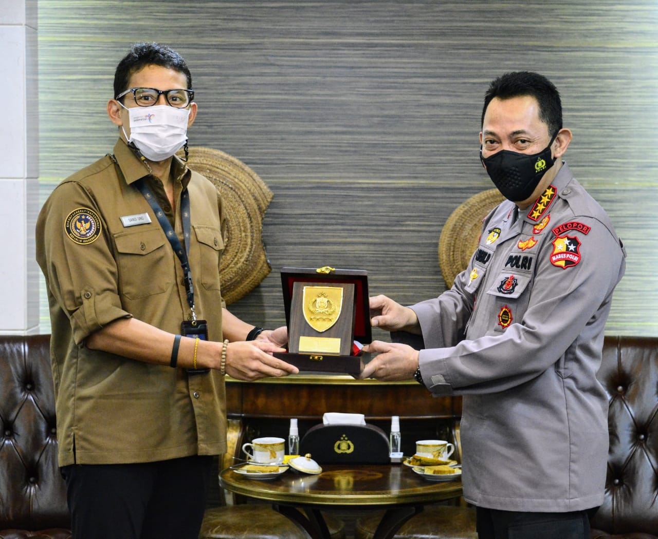 Dikunjungi Sandiaga, Kapolri Bahas 5 Destinasi Super Prioritas